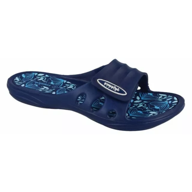 de fonseca Ciabatte Mare Donna MOD. RECCO E W601 STRAPPO BLU