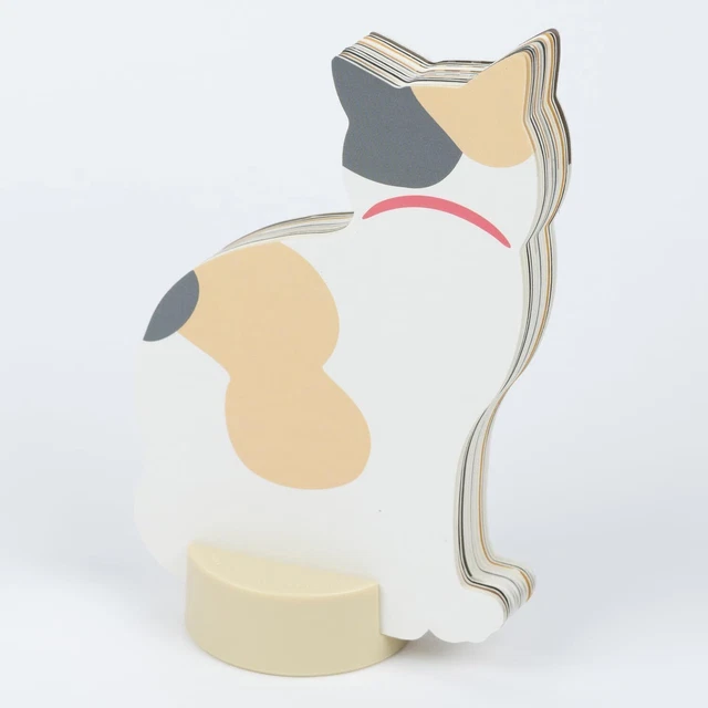 Greeting Life 2024 Calendar Animal Die Cut Cat Tabletop C-1554-ET 2
