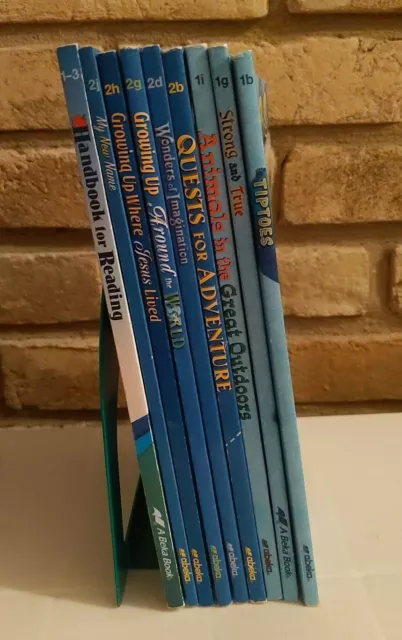 Abeka Lot Of 9 Reading Program Handbook For Reading 1st And 2nd Grade