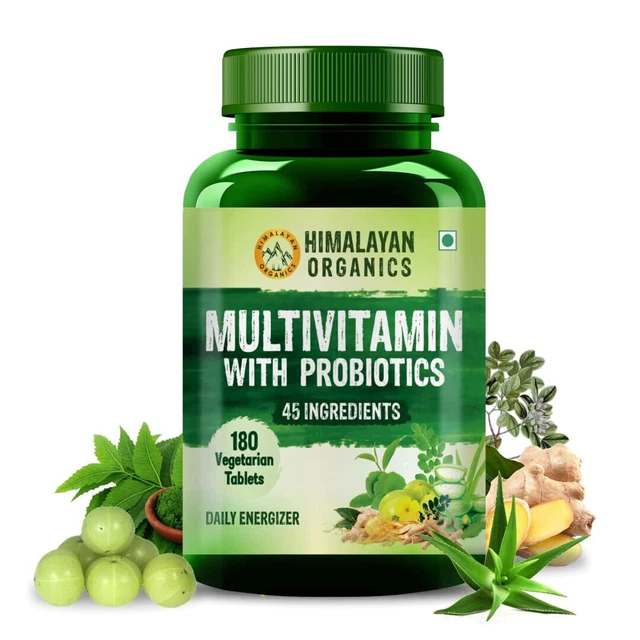 HIMALAYAN ORGANICS MULTIVITAMIN with Probiotics 180 Tablets FS £24.66 ...