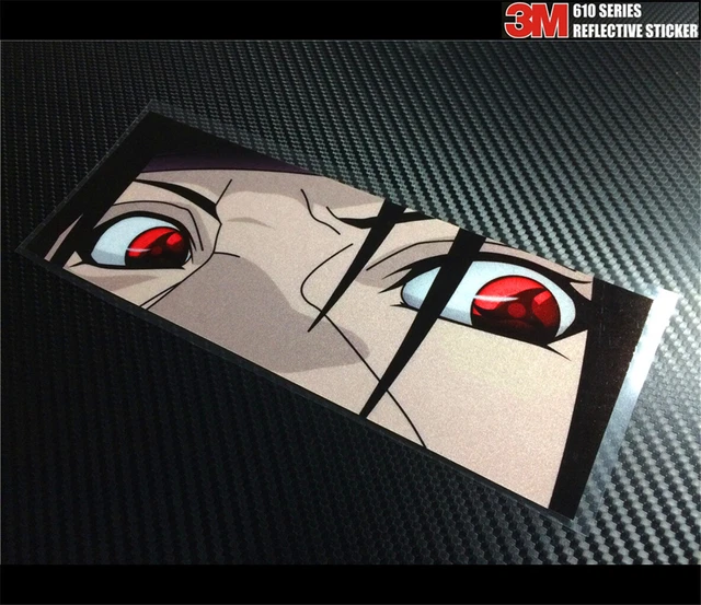 REFLECTIVE ITACHI UCHIHA NARUTO Anime JDM Car Sticker N30 EUR 7,79