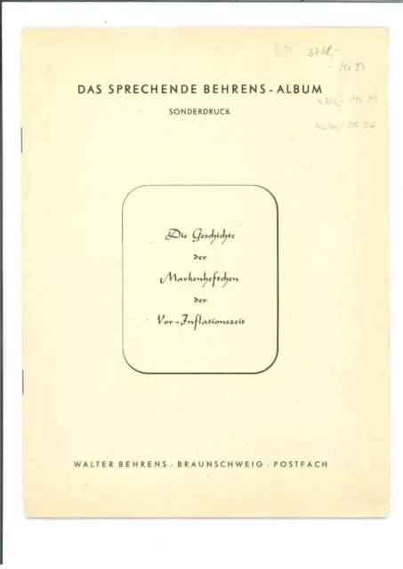 Saubere Sammlung Deutsches Reich Germania Zusammendrucke - Sprechende Behrens