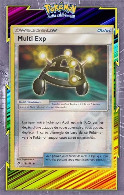Multi Exp Reverse - SL01:Sun and Moon - 118/149 - New French Pokemon Card