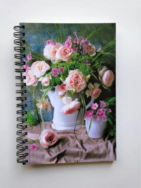 Carnet romantique, journal, livre blanc, reliure en spirale. Cahier supplémentaire gratuit