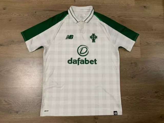 Celtic F.c. Scotland 2018/2019 Away Football Shirt Jersey Size M New Balance