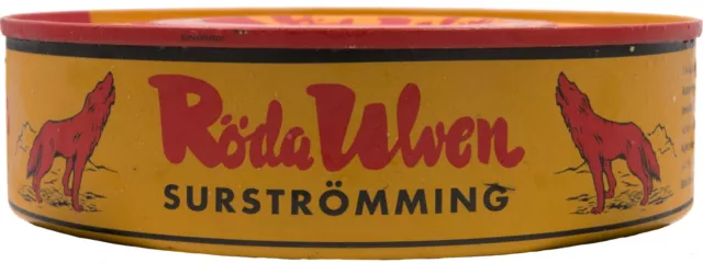 (5,66 €/100 g) Surströmming Röda Ulven l'originale 300 g aringhe fermentate 3