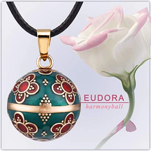 Pendentif Vintage Style Art Déco - Fleur / Bouton De Rose - Plaqué Or Jaune - Occasion