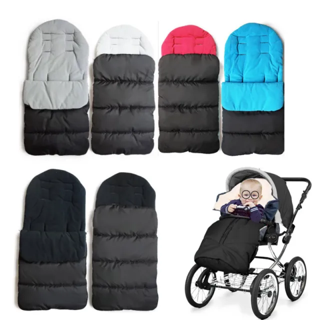 Footmuff Cotton Pad Fit Pushchair Buggy Stroller Pram Baby Cosy Toes Universal