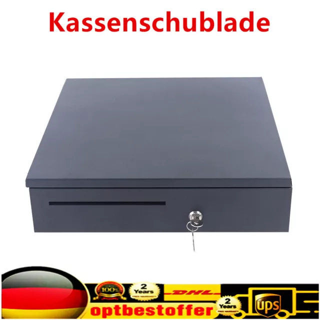 Kassenschublade Kassenlade mit Manueller Öffnung Geldschublade & 2* Schlüssel