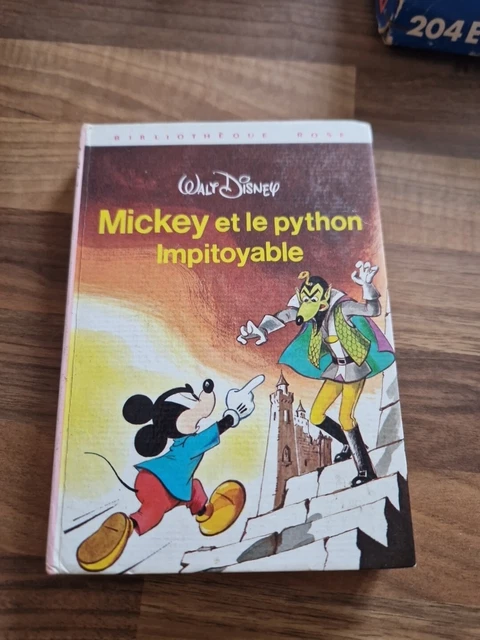 1979 - MICKEY et le python impitoyable, Walt DISNEY- Biblio. Rose ...