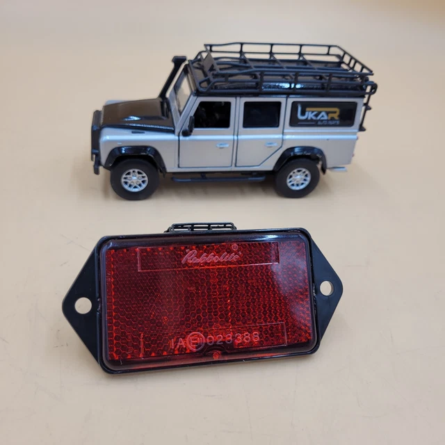 GENUINE LAND ROVER Defender 2004-> O/E Red Rear Stick On Self Adhesive Reflector £5.99 - UK