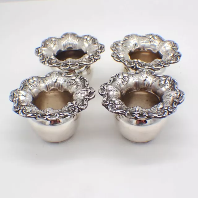 Francis I 4 Bud Vases Toothpick Holders Set X57 Reed Barton Sterling Silver