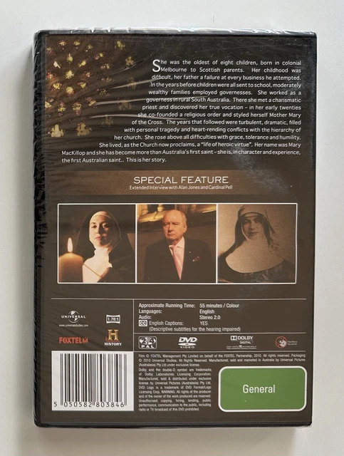 BLESSED MARY: A Saint for All Australians (DVD) Region 4 TV Documentary ...
