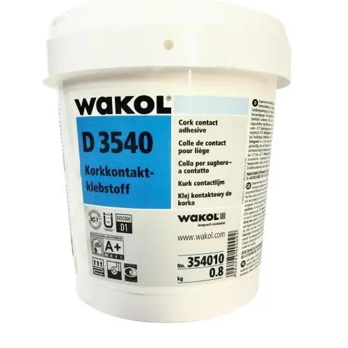 EUR 22,94 pro kg Wakol D 35 40 Kork-Kontaktklebstoff - 0,8 kg Korkparkett Kleber