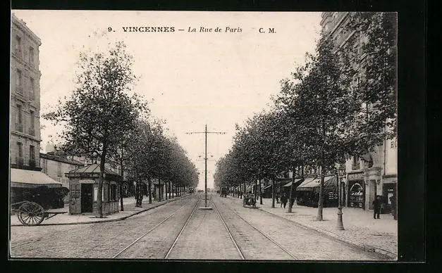 CPA Vincennes, La Rue de Paris