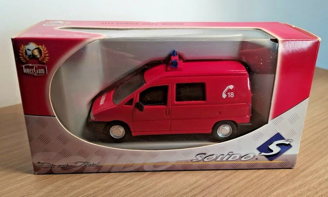 CITROEN JUMPY POMPIERS VÈHICULE MÉDECIN 1:50 SOLIDO Réf. 2171