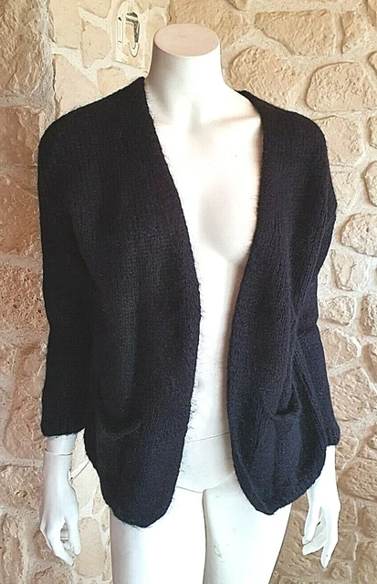 Gilet Femme Talia Benson Maille Rose Taille Unique En Mohair
