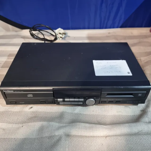 Goodman's Delta 901 CMD Minidisc Recorder & CD Player DEFEKT
