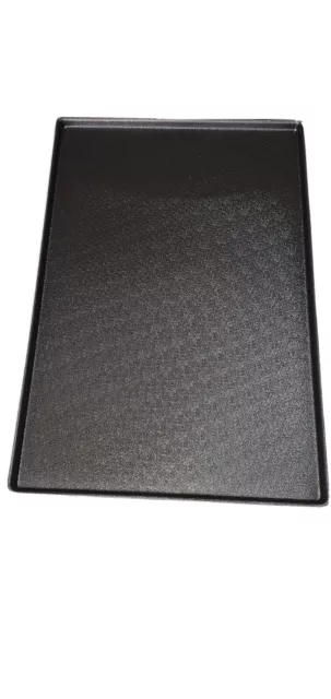 Thekenblech 5x schwarz neu 60x40x2cm  Bäckerei ABS Kunststoff PVC Blech genarbt