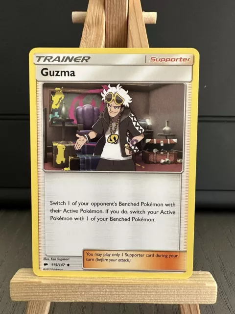 Pokemon Guzma Basic - Burning Shadows - 115/147 - Pack Fresh