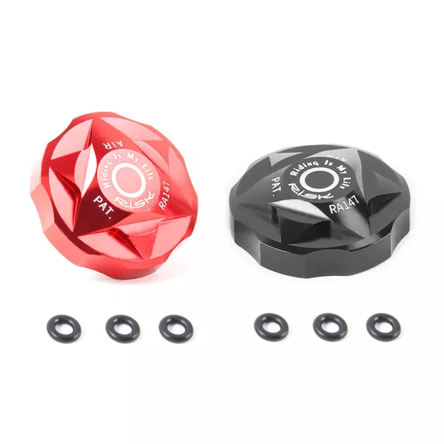 RISK Mountain MTB Bike Fork Shoulder Air Nozzle Cover Shockproof Front Fork Cap