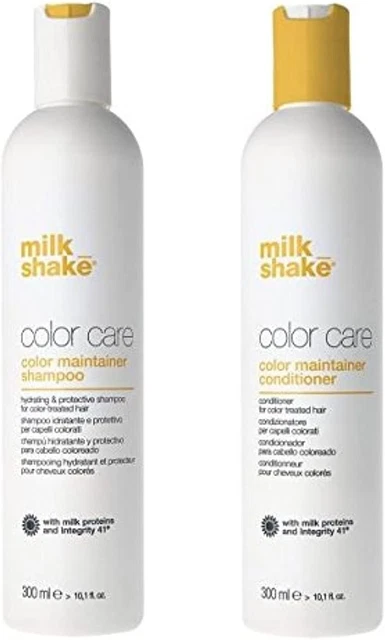 Set dúo de mantenimiento de batidos de color champú y acondicionador 10,1 oz. Batido por leche