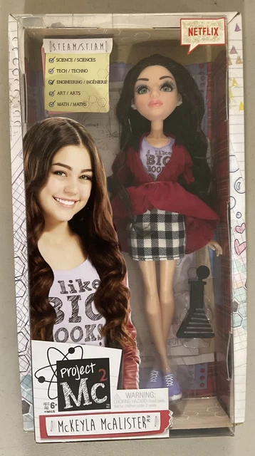 2016 MGA Project MC2 MCKEYLA MCALISTER Doll NEW IN BOX Red Jacket & Checker Ski