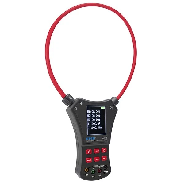 ETCR7350 Rogowski Coil/Flexible Coil Clamp Power Meter 0.0A~ 6000A ✦KD