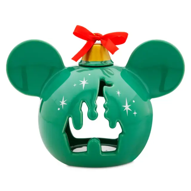 Disney Parks Mickey Mouse Christmas Votive Candle Holder Fantasyland Castle