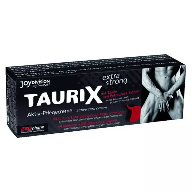 EROpharm TAURIX extra strong 40 ml, Peniscreme, Penissalbe, mit Ginseng &Taurin
