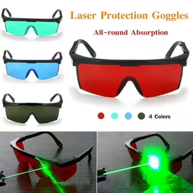 New Laser Colourful Safety Glasses Protection Goggles Eye Spectacles Protective