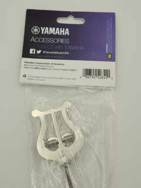 Yamaha YAC 1508N Marching Mellophone Lyre - Nickel-plated New 3