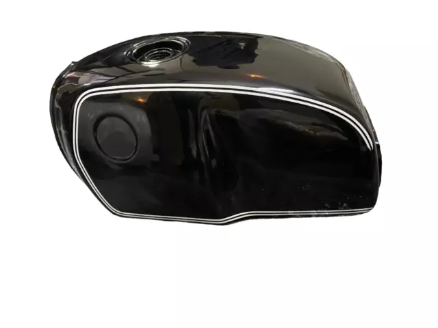 Bmw R100 Rt Rs R90 R80 R75 Gloss Black Steel Benzin Tank / Fit For