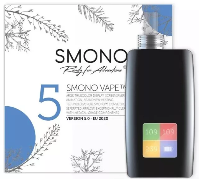Smono 5 Vaporizer - Vaporizzatore portatile Smono erbe aromatiche convezione Smono 5 Vaporizer - Vaporizzatore portatile Smono erbe aromatiche convezione