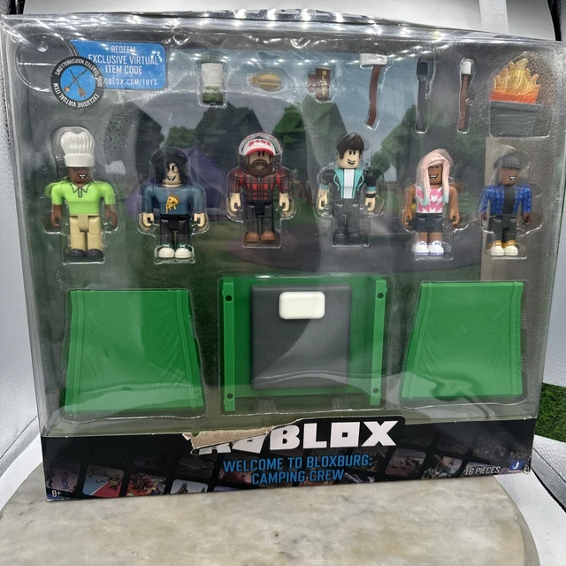 ROBLOX ACTION COLLECTION to Bloxburg Camping Crew Playset