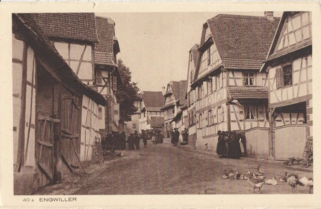 Carte Postale Ancienne – Soufflenheim – Rue De Haguenau – Département 68 – Voyagée