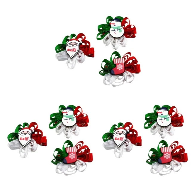 3x Weihnachten Haarnadeln Weihnachten Haar Stück Urlaub Haar Clip
