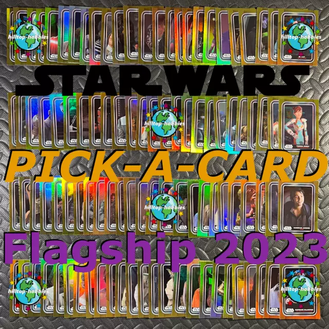 2023 Star Wars Flagship Trading Cards Pick-A-Card 🧈 Gold Foil 🧈 #1-#100 Topps