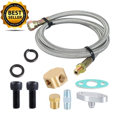 Universal Turbo Oil Feed Line Gaskets For T3, T3T4, T4, T70, T66, T04E, T61, T76