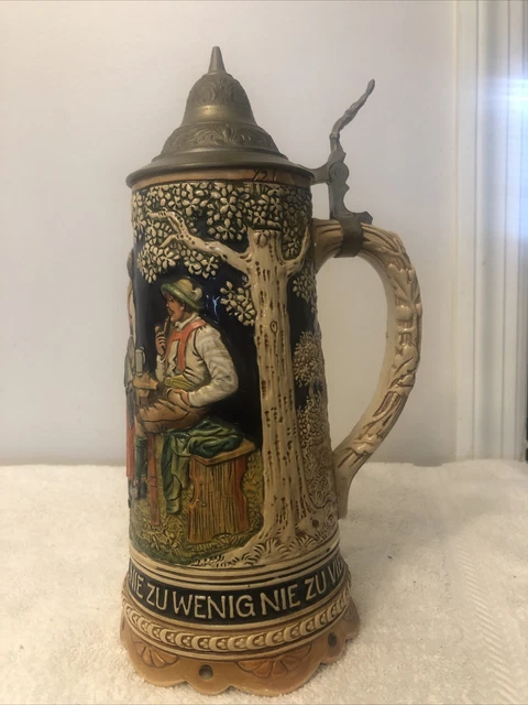 ORIGINAL Vintage WEST GERMANY STEIN Thorens Music Box Switzerland Works