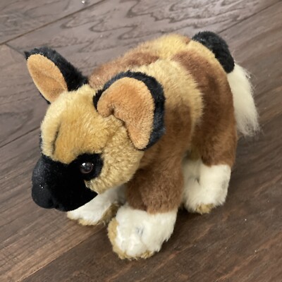 WILD REPUBLIC AFRICAN Wild Dog Calico Hyena Stuffed Animal Tan St Louis
