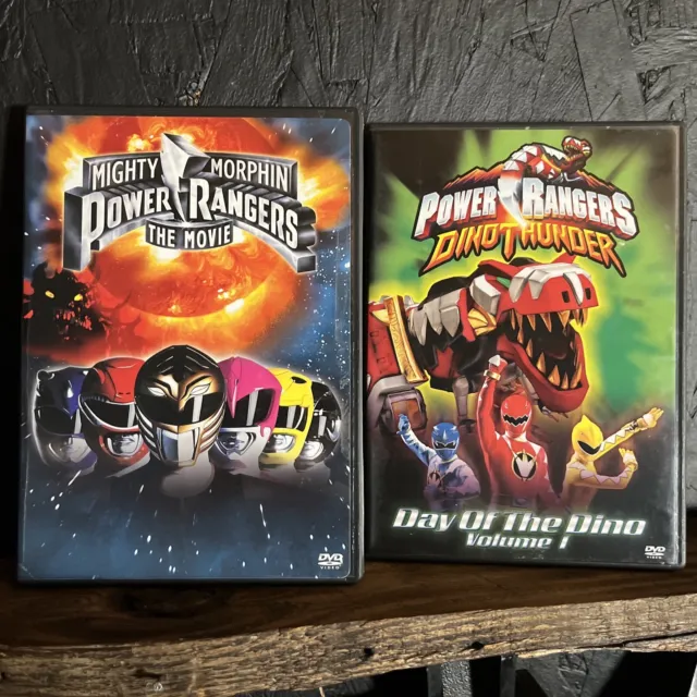 Mighty Morphin Power Rangers DVD Movie + Dino Thunder: Day of The Dino (Bundle)