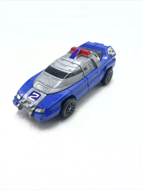 VINTAGE TRANSFORMERS POLICE Car Robot Vehicle Transforms 6 Inches Toy ...