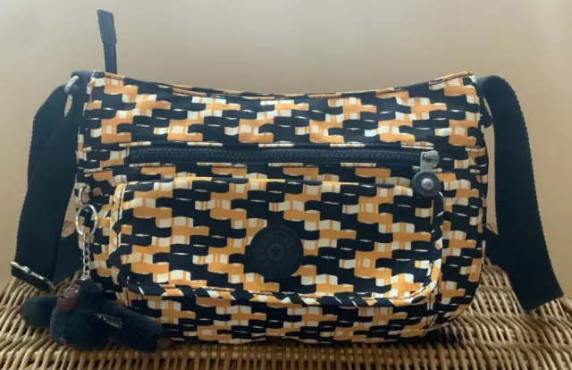 Kipling syro on sale crossbody bag black