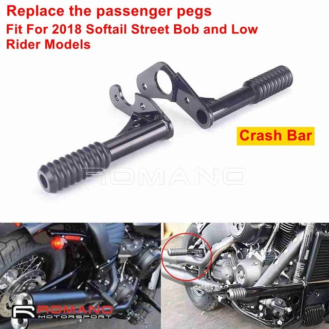 MOTORCYCLE FOOTPEGS CRASH Bar Bumper Guard For Softail FXBB FXLR