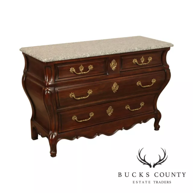 E J Victor French Louis XV Style Bombe Commode Chest E J Victor French Louis XV Style Bombe Commode Chest