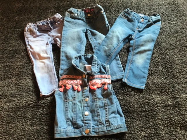 *Lots* Of *3* Girls Size 2T Jeans~Plus Denim Girl Vest *2T* Size