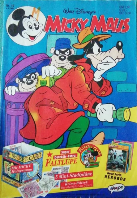 Walt Disneys Micky Maus  Nr. 10 4.3.1993 (ehapa) Zustand: 3