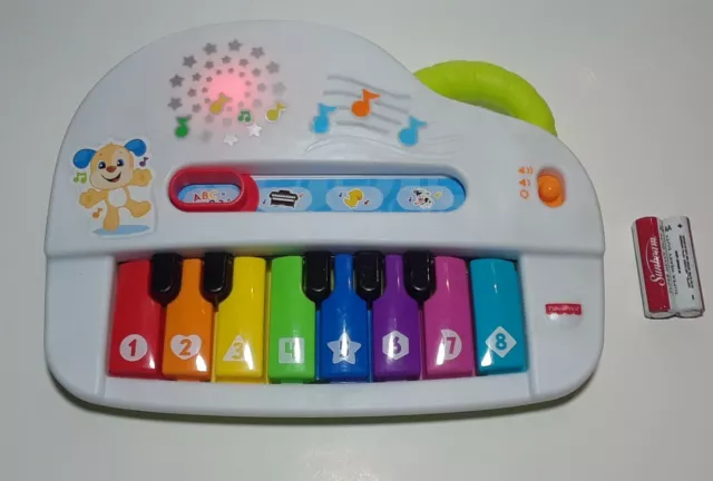 Fisher-Price Laugh & Learn Silly Sounds Light-Up Piano W/Batteries