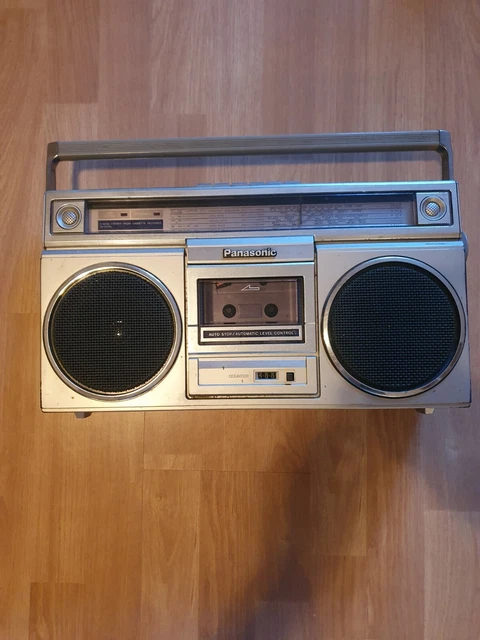 Panasonic RX-CT980 Boombox Vintage - Radio Cassette Fonctionnel - Noir